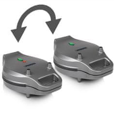 Princess Pekač za vafle s mjehurićima 20 cm s funkcijom rotacije