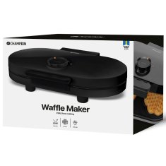 Champion Dvostruki aparat za vafle u obliku srca 1600 W bez PFAS a