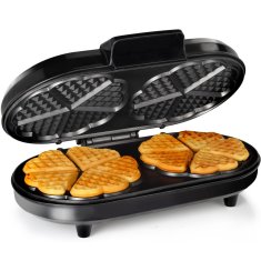 Tristar Dvostruki aparat za vafle 1200 W s podesivim termostatom