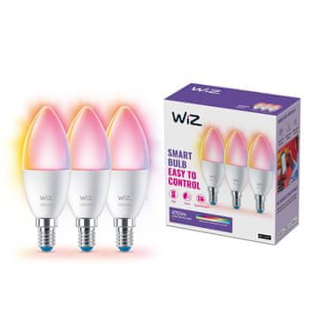 WiZ WiFi Smart LED E14 40W Boja + Toplo & hladno bijela 470 lm 3 pakiranja