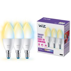 WiZ WiFi Smart LED E14 Krone 40W Toplo & hladno bijela 470 lm 3 pakiranja