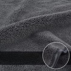 Nikcorp Ručnici i krpe od mikrovlakana za detailing i čišćenje automobila, 40 x 76 cm, sive, super upijajuće, 4 komada