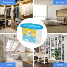 Nikcorp Odvlaživač zraka i sakupljač vlage za ormar i automobil, prijenosni set od 4 komada, apsorber vlage bez mirisa i struje