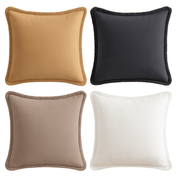 Nikcorp Pamučne dekorativne jastučnice 65x65 cm, set 4 komada, 100% pamuk, boho stil s resicama, razne boje, meke i izdržljive