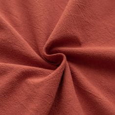 Nikcorp Dekorativne jastučnice 55x55 cm, set od 4 komada, 100% pamuk, crvene, boho stil s ukrasnim resicama za dnevni boravak