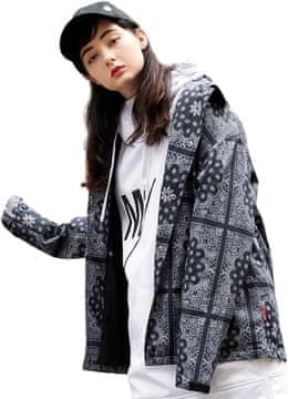 Nikcorp Bluemagic Jacket proljetno-jesenska jakna, unisex, crno-bijela, veličina L, vodootporna, prozračna i otporna na vjetar