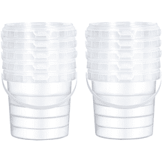 Nikcorp Plastična posuda za pohranu hrane s poklopcem 1,5 l, 10 komada, hermetička, bez BPA, prozirna, otporna na temperaturu