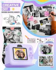 Nikcorp Termalni papir u rolama za dječje instant fotoaparate, set 10 komada, bez BPA, 7 m, crno-bijeli ispis, za 650 fotografija