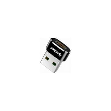 BASEUS BASEUS USB-A na USB-C adapter, ženka, crna