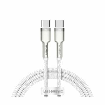 BASEUS BASEUS Cafule USB-C na USB-C kabel, 1 m, 100 W, bijeli