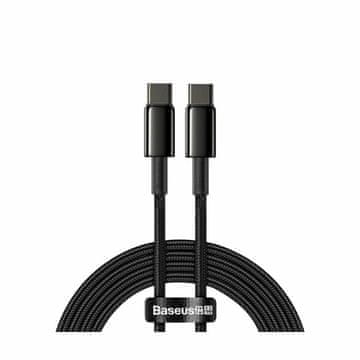BASEUS BASEUS Tungsten Gold USB-C na USB-C kabel, 2 m, 100 W, crni