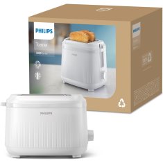 Philips Bijeli toster 900 W za 2 kriške s 8 razina pečenja