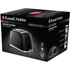 Russell Hobbs Teksturirani toster za 2 kriške sa širokim otvorima i rešetkom