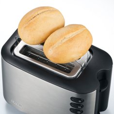 Severin Toster od nehrđajućeg čelika 850 W za 2 kriške s rešetkom