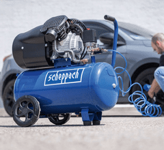 Scheppach HC52DC klipni kompresor, 50 L, 2200 W, 8 bar (5906101901)