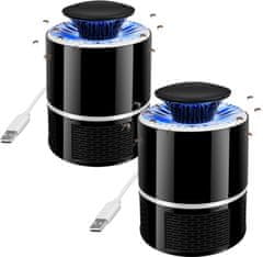 HOME & MARKER® LED ubijač komaraca, past za insekte bez kemikalija, tih, 2 kom, 20-50 m2 | A2NTIMOSQUITO