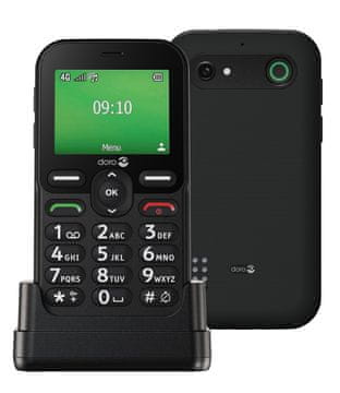 Doro Mobilni telefon Leva E10, crni (9045)