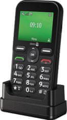 Doro Mobilni telefon Leva E10, crni (9045)