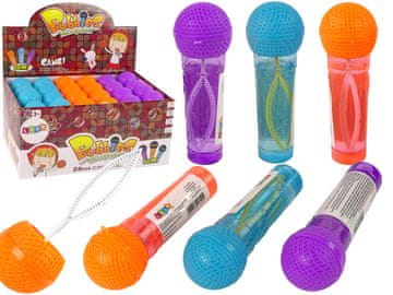 slomart LEAN TOYS Baloni od sapuna Mikrofon 3 boje 40ml