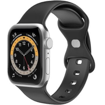 CELLY Silikonska narukvica za Apple Watch 38/40/41mm crna
