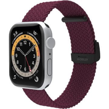 CELLY Narukvica za Apple Watch 42/44/45mm Pletena ljubičasta
