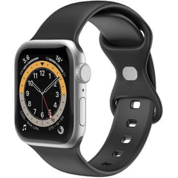 CELLY Silikonska narukvica za Apple Watch 42/44/45 mm crna
