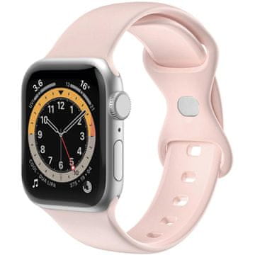 CELLY Silikonska narukvica za Apple Watch 42/44/45 mm, roza