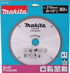 Makita D-81452 list pile, TCT, 216 mm x 30 mm x 80T