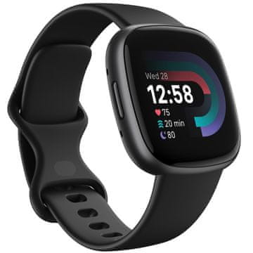 Fitbit Pametni fitness sat s GPS-om, crna/grafitna