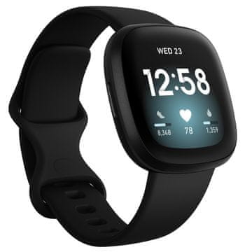 Fitbit Pametni fitness sat s GPS-om, crna