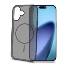 CELLY TPU maskica s pješčanom završnom obradom i MagSafe za iPhone 17 crna