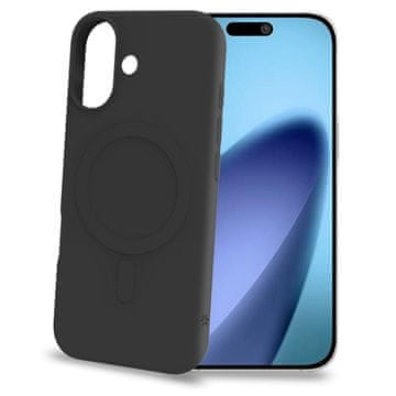 CELLY Mekana TPU maskica s silikonskim premazom i MagSafe za iPhone 17 crna