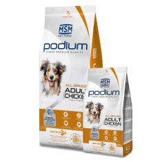 MSM PODIUM All Breeds Adult suha hrana za odrasle pse svih pasmina, piletina, 14 kg