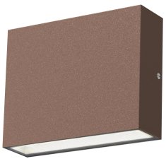 Northix Zidna LED svjetiljka IP54 3000K 6W 430lm Corten