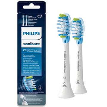Philips Glava četkice Sonicare C3 Premium Plaque 2 kom. Bijela