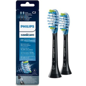 Philips Sonicare C3 Premium glava četkice za zube, 2 komada, crna