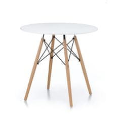 Aga Blagovaonski stol 80 cm Bijeli