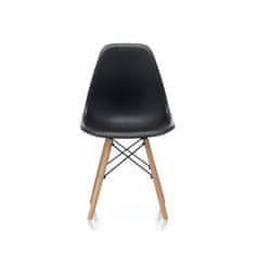 Aga 2x Stolice za blagovaonicu Crna