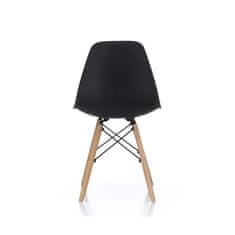 Aga 2x Stolice za blagovaonicu Crna