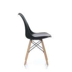 Aga 2x Stolice za blagovaonicu MR2035 Crna