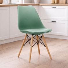 Aga 2x Stolice za blagovaonicu MR2035 Zelena