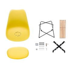 Aga Stolica za blagovaonicu MR2035 Žuta