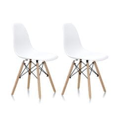 Aga 2x Blagovaonska stolica Bijela