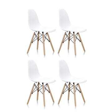 Aga 4x Blagovaonske stolice Bijela