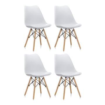 Aga 4x Blagovaonska stolica MR2035 Bijela