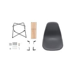 Aga 2x Blagovaonska stolica Siva