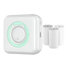 VYZIO® Prijenosni mini printer za slike – Bluetooth pisač sa 7 rola papira, bez tinte | MINIROLL
