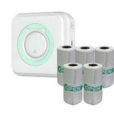 VYZIO® Bluetooth mini printer za mobitel – 7 rola papira, pisač za slike i naljepnice | MINISTICKJOY