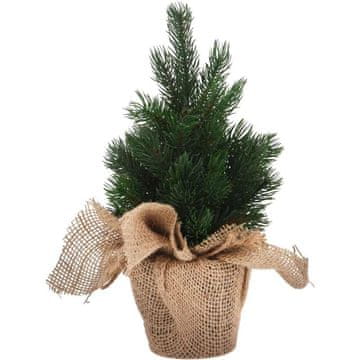 HOMESTYLING Ukras za božićno drvce u juteni vrećici, 30 cm