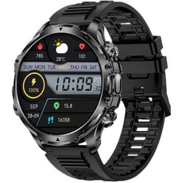 Ksix Pametni sat Venture - crni